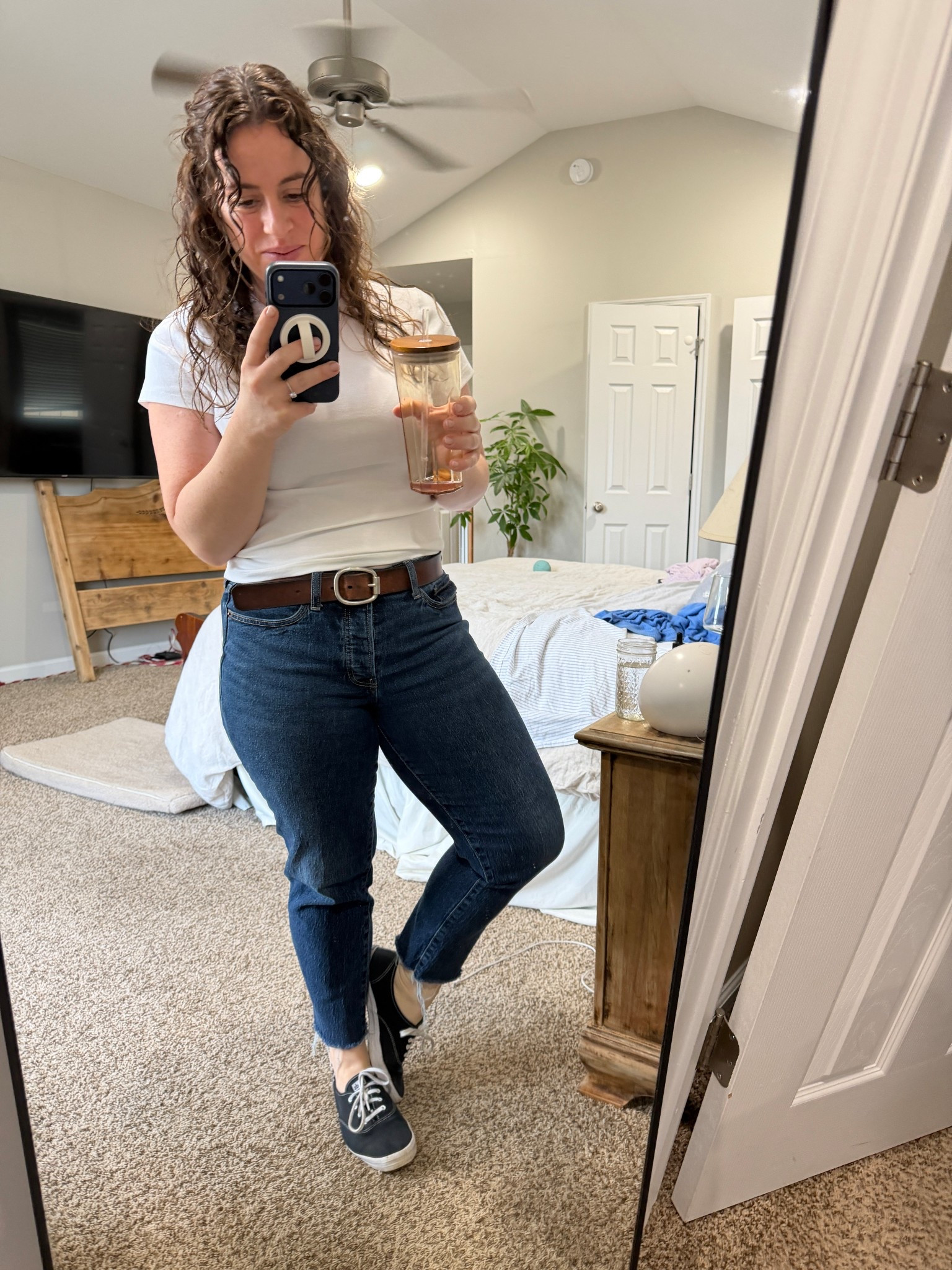 Gosh I love a jeans & white tee
Simple + classic

#LTKootd #LTKmomlife