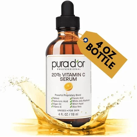 PURA D OR 20% Vitamin C Serum 4 Fl Oz | Walmart (US)