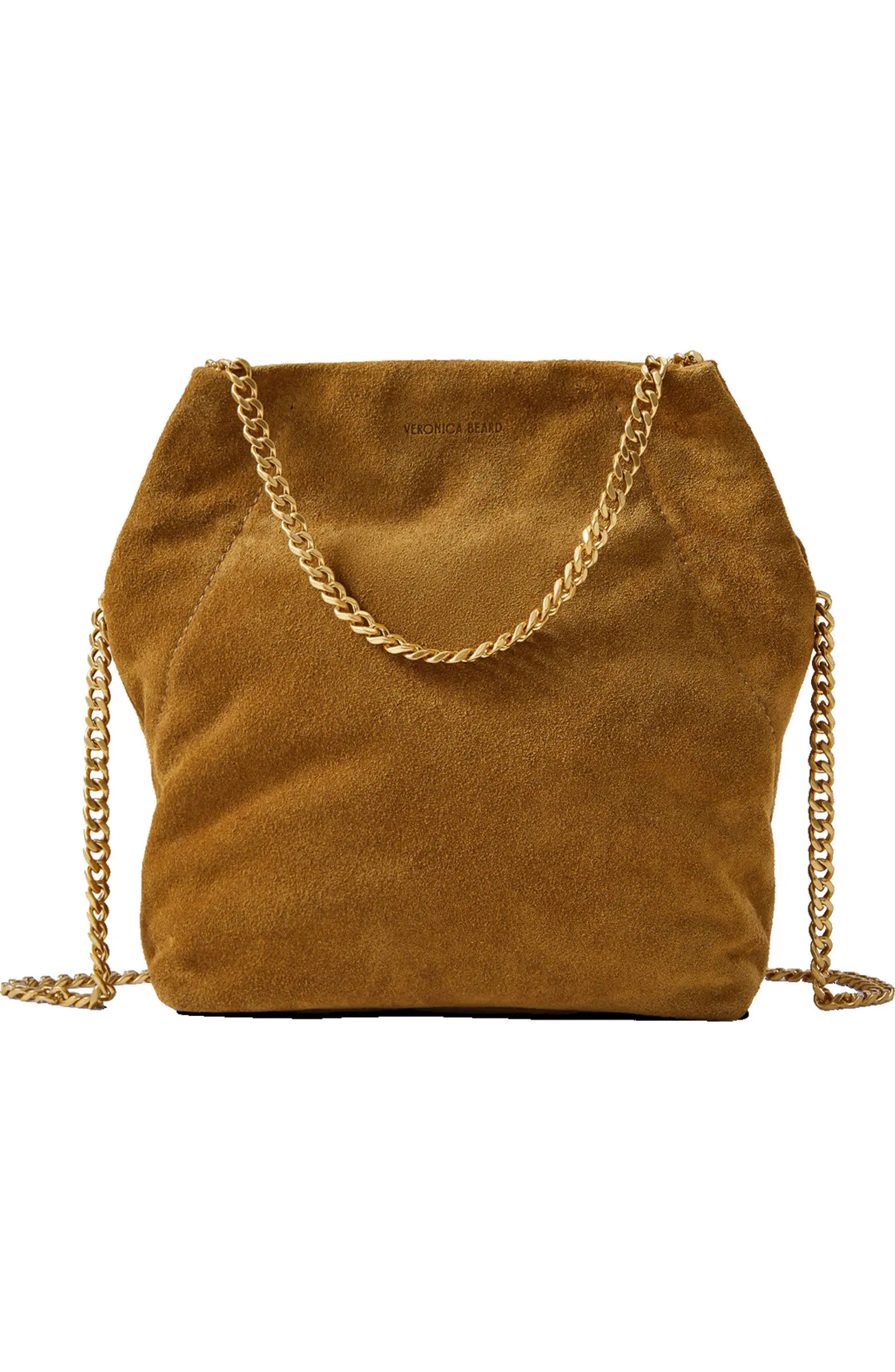 Veronica Beard Small Slouch Metallic Convertible Leather Shoulder Bag | Nordstrom | Nordstrom