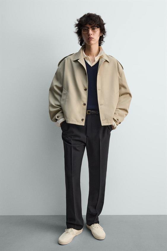 LEATHER SNEAKERS | Zara US