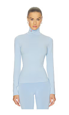 Perfect Moment Perfect Thermal Rollneck in Bluebird Blue from Revolve.com | Revolve Clothing (Global)