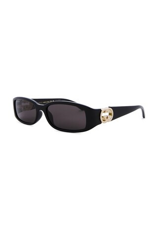 Gucci Hailey Sunglasses in Black & Grey from Revolve.com | Revolve Clothing (Global)
