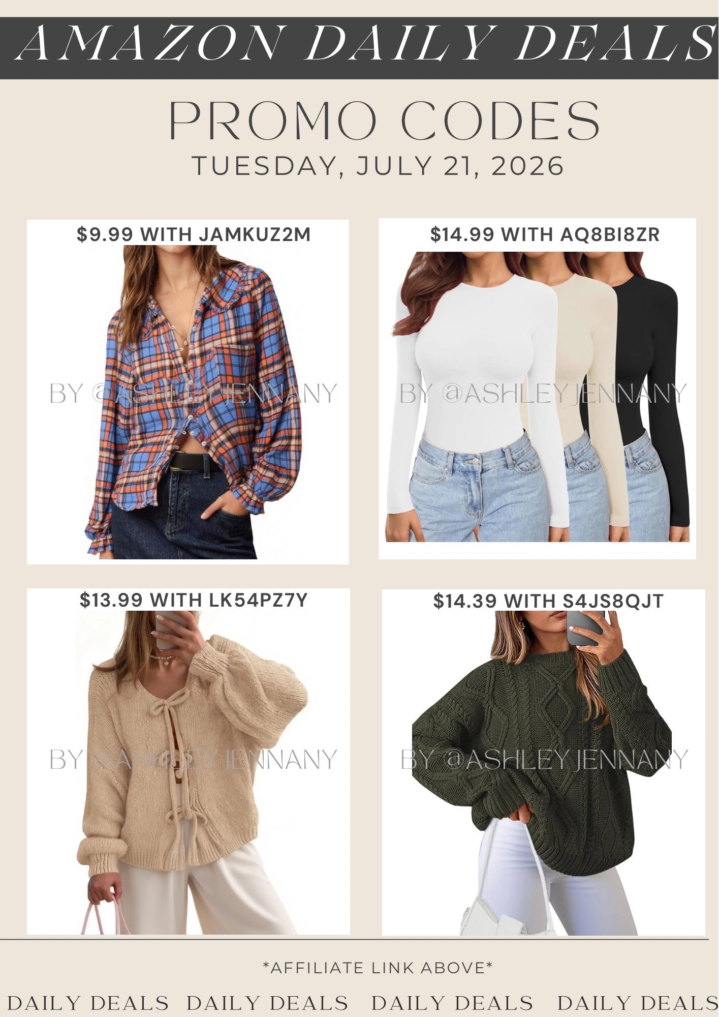 Amazon deals

#LTKSaleAlert #LTKMidsize #LTKSeasonal