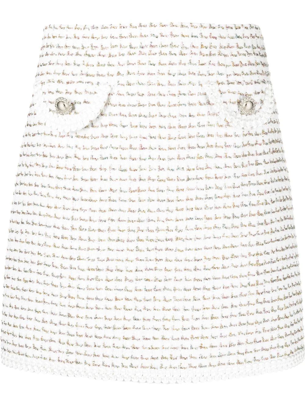 tweed bouclé miniskirt | Farfetch Global