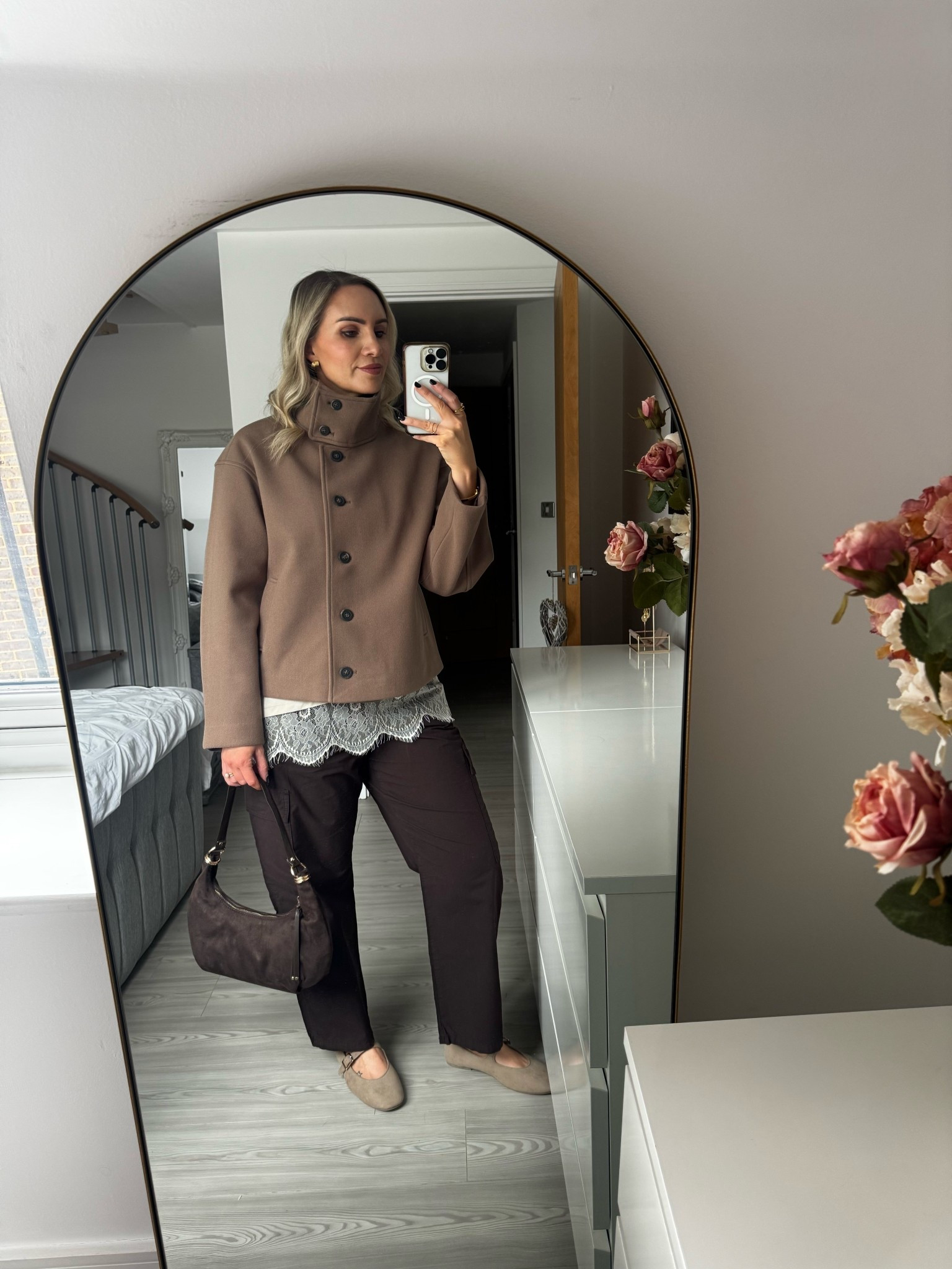 A smart casual spring outfit idea 🫶🏼

I’m wearing a size 10 in the lace trim T-shirt, a size 12 in the cargo trousers and a size 10 in the funnel neck coat 

#LTKstyletip #LTKshoes #LTKspringtrends