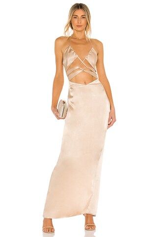 Michael Costello x REVOLVE Josie Gown in Nude from Revolve.com | Revolve Clothing (Global)