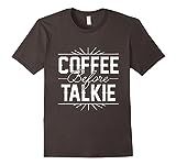 Coffee Before Talkie T-Shirt - Caffeine T-Shirt | Amazon (US)