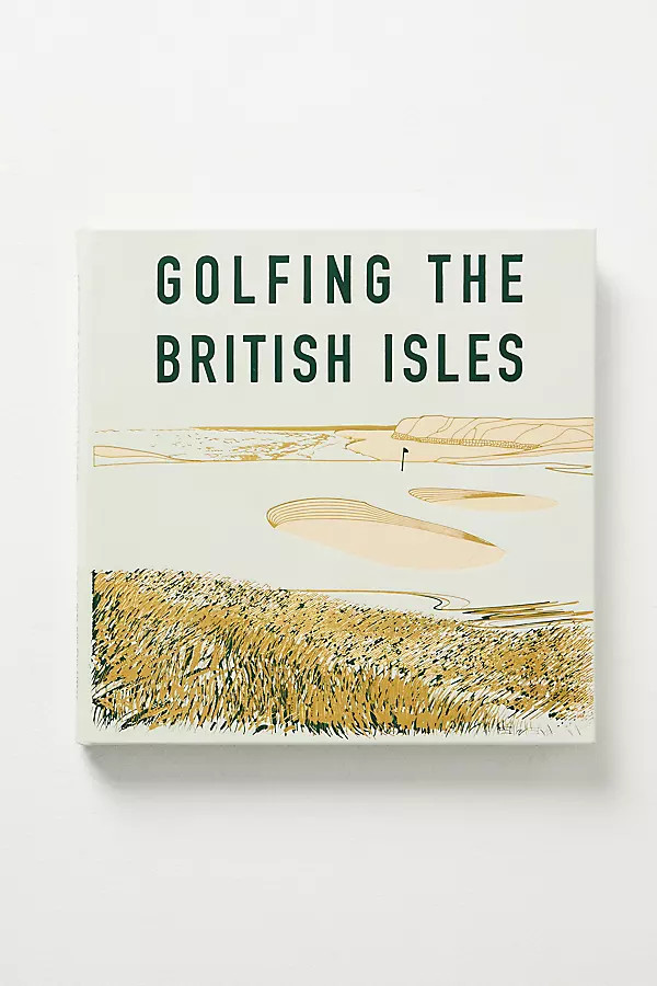 Golfing the British Isles: Leather Edition Hardcover Coffee Table Book | Anthropologie (US)