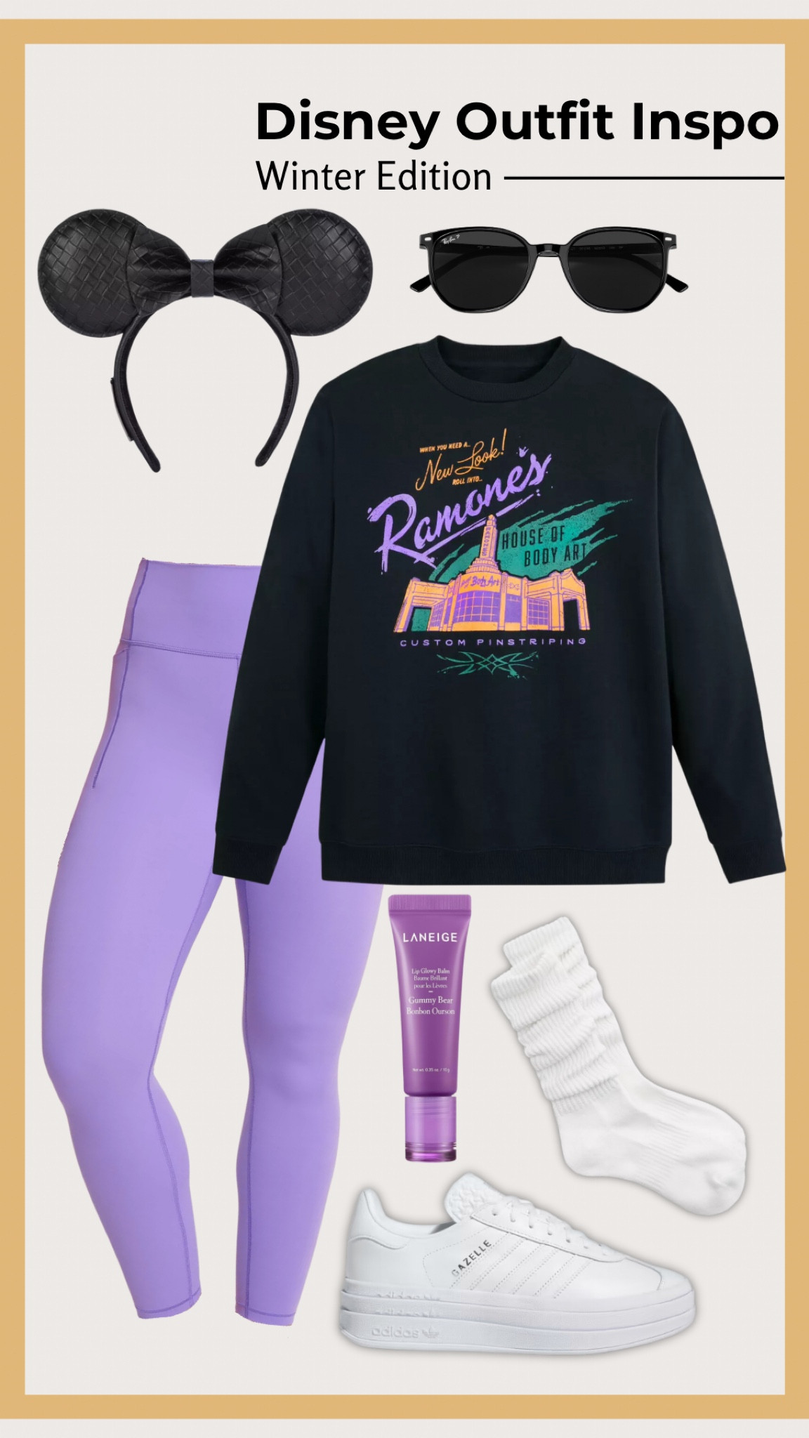 Cozy and cute for winter days! 💜✨ Loving this Ramone’s pullover paired with purple leggings—perfect for Disney moms who want effortless style and comfort. ❄️🚗 #DisneyStyle #MomOutfitInspo #CozyAndChic

#LTKSeasonal #LTKFamily #LTKTravel