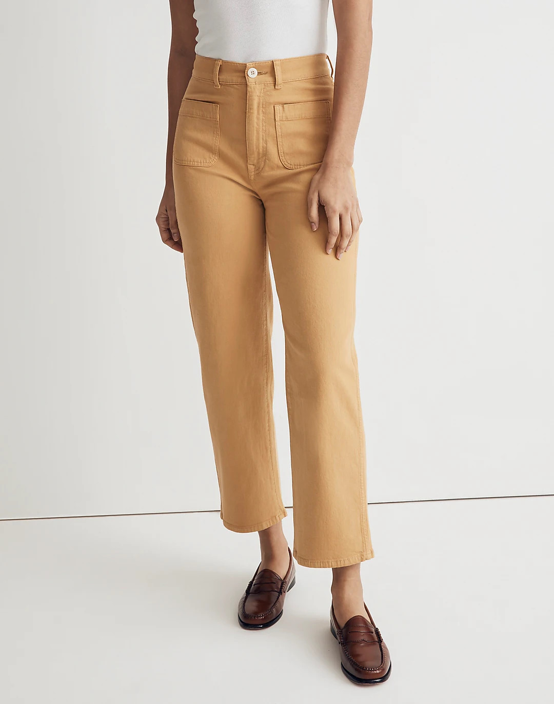 Tall Emmett 2.0 Wide-Leg Crop Pants | Madewell