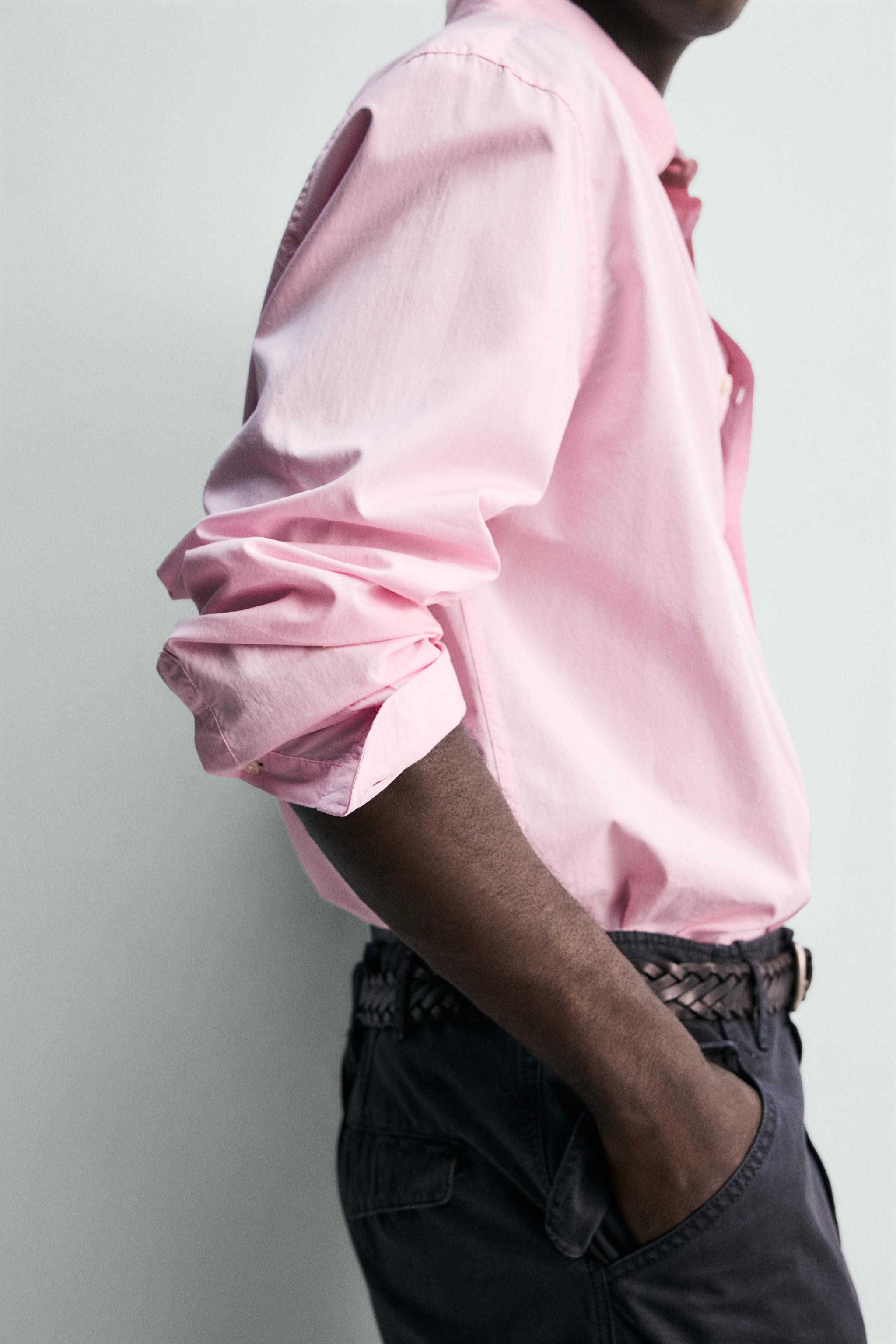 REGULAR FIT COTTON TWILL SHIRT | Zara US