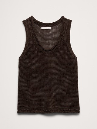 Heirloom Linen Sweater Tank | Banana Republic (US)