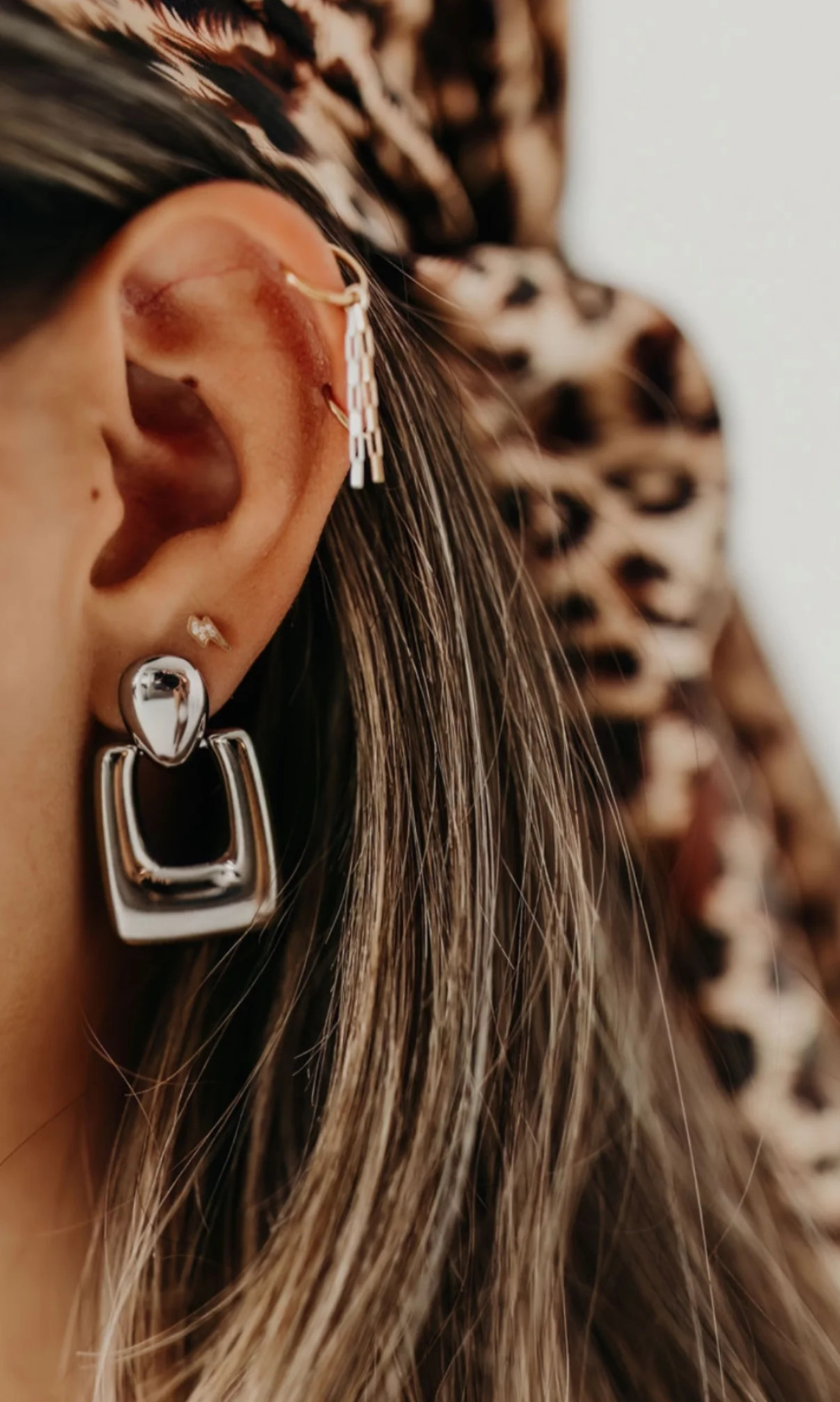 Mixed Metal Helix Hoop | Pierced by Ash Design