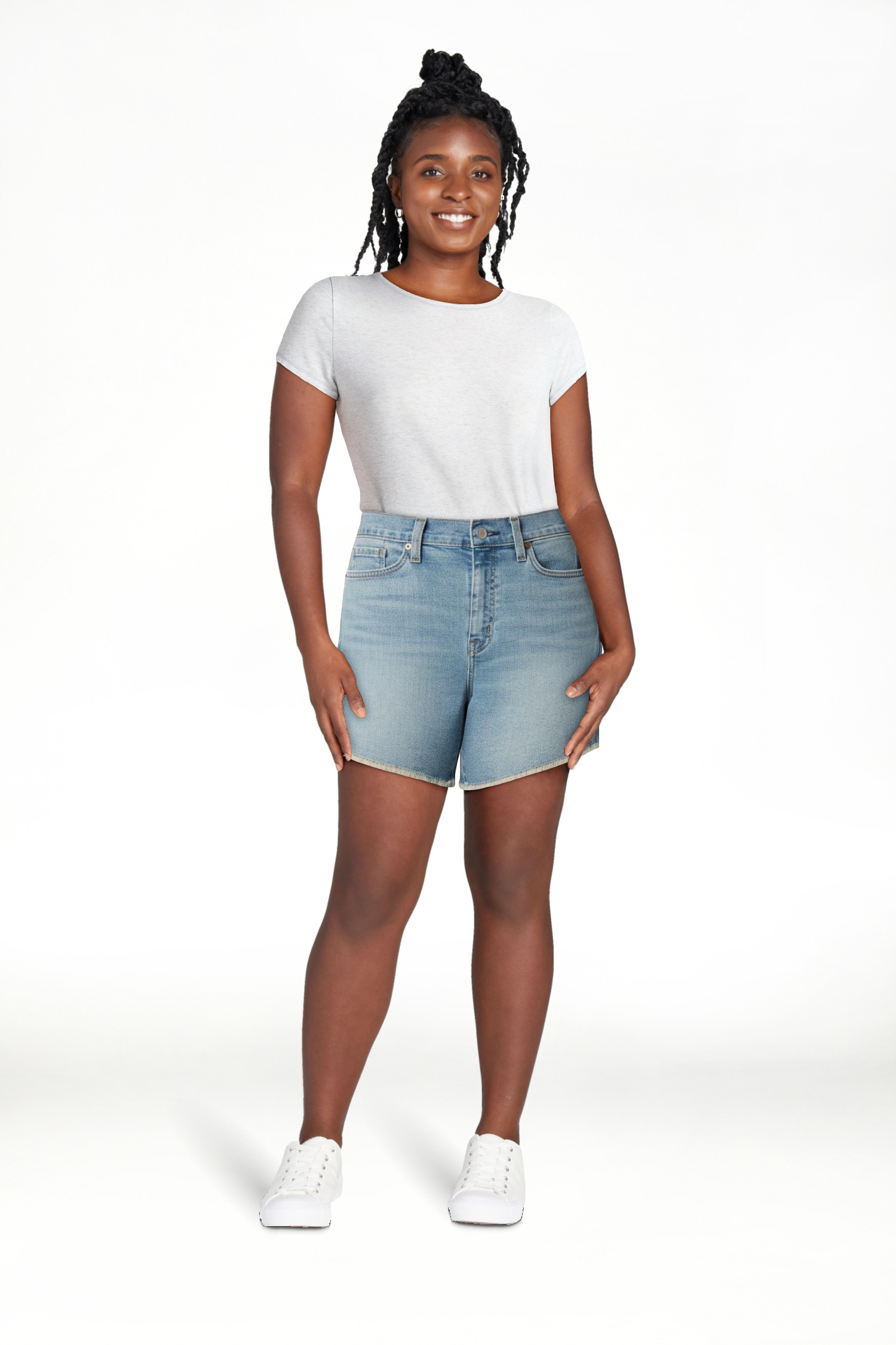 Levi Strauss Signature Women's and Women's Plus Vintage Original Shorts, Sizes 2-18 | Walmart (US)