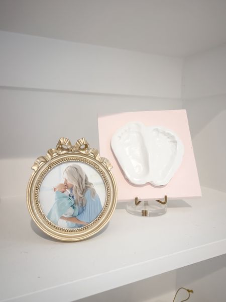 This bow frame has been in my cart for a whileeee. idk why i waited so long. i love it!!
footprint art
gold acrylic display easel
Grandmillenial
Newborn photos
Valentines day decor

#LTKfindsunder100 #LTKhome #LTKfindsunder50