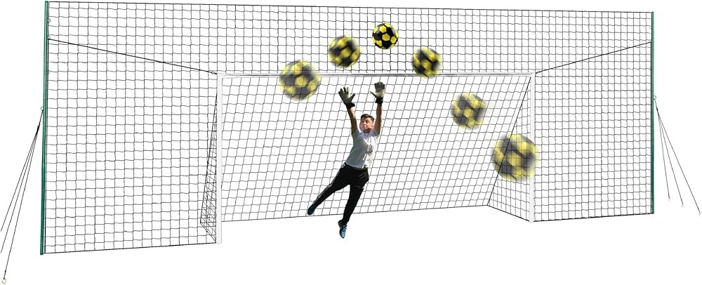 Open Goaaal 3-in-1 Soccer Training Rebounder & Goal Backstop Net - Soccer Goal for Volley, Passin... | Amazon (US)