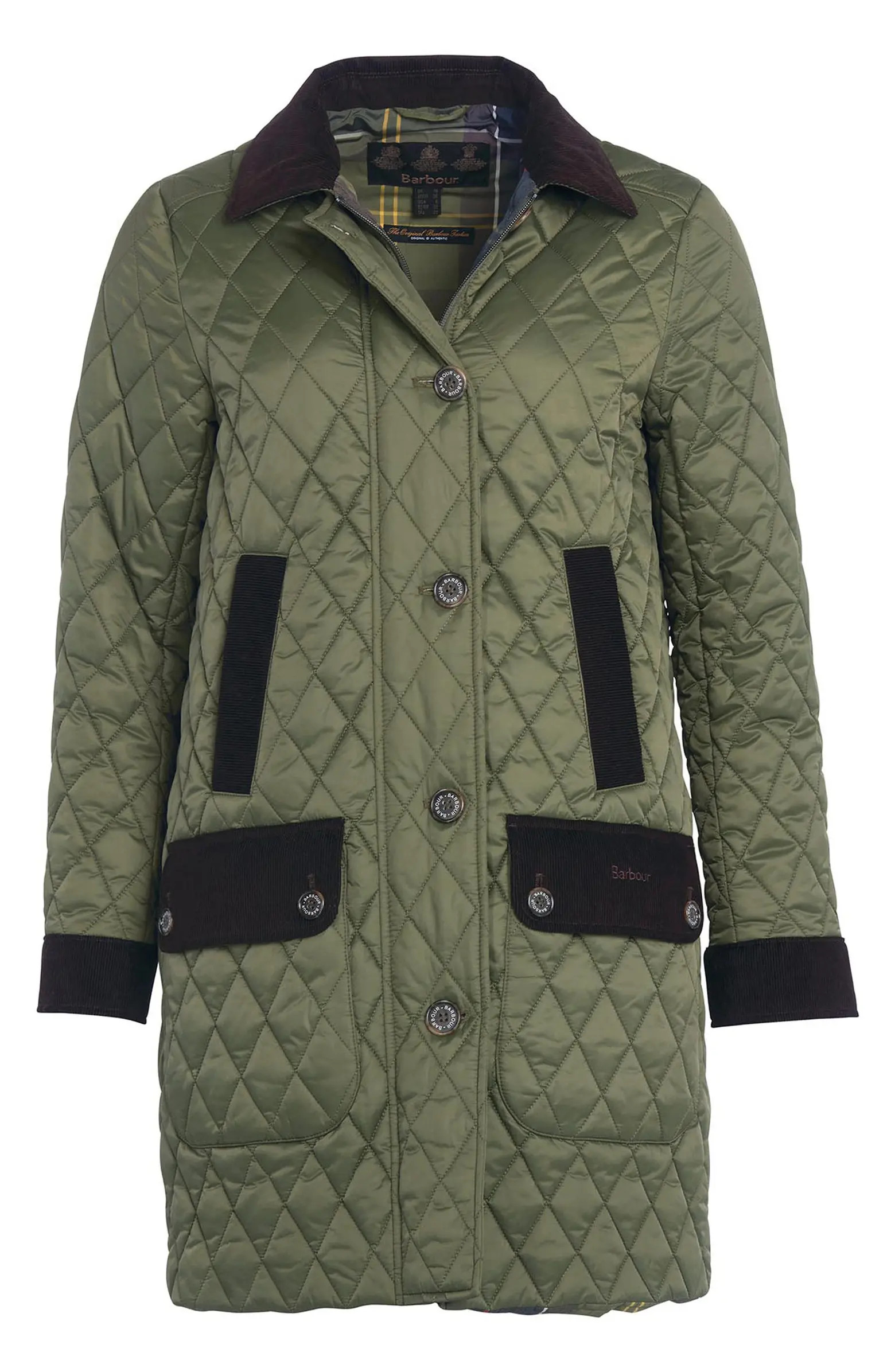Barbour Constable Quilted Longline Jacket | Nordstrom | Nordstrom