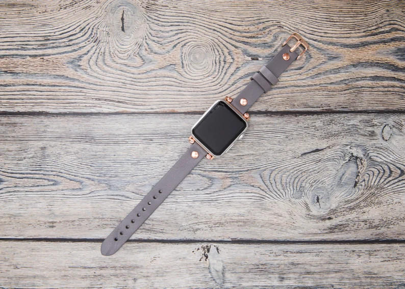Premium Leather Apple Watch Band Custom iWatch Strap 38mm | Etsy | Etsy (US)