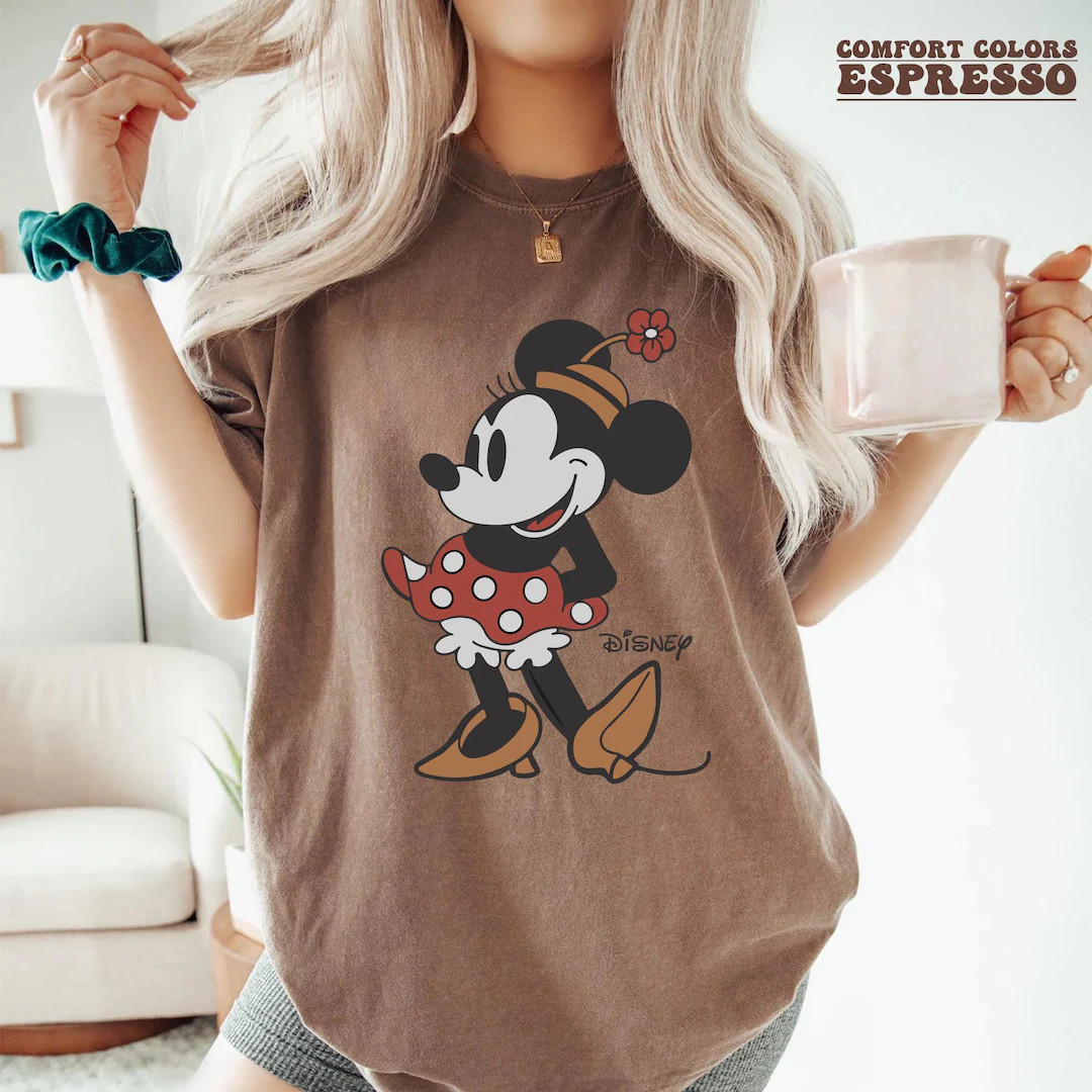 Comfort Colors®disney Classic Minnie Mouse Pose Shirt, Minnie Shirt, Disneyland Holiday Vacation... | Etsy (US)