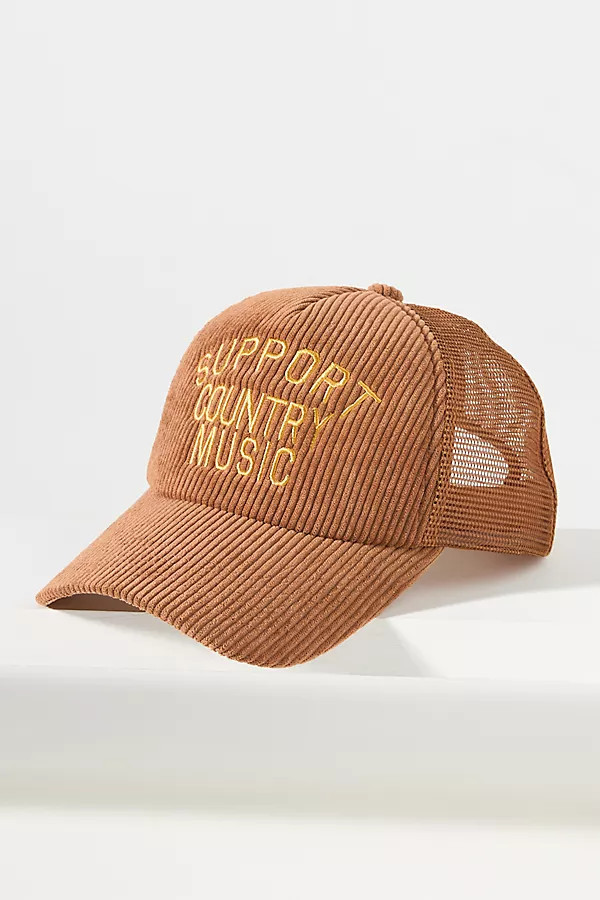 Support Country Music Trucker Hat | Anthropologie (US)