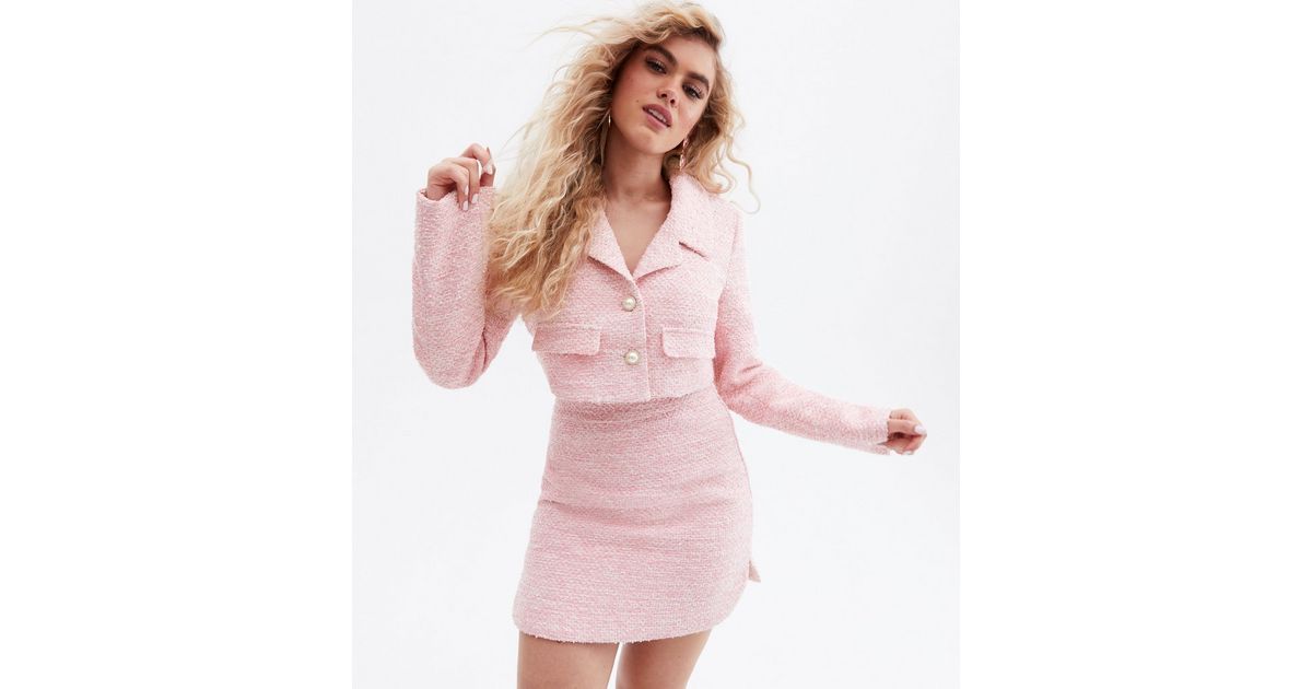 Too Cute for Words Pink Crop Blazer
						
						Add to Saved Items
						Remove from Saved Items | New Look (UK)