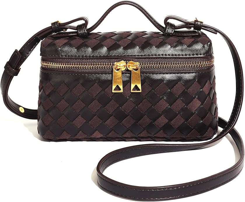 Crossbody Bag for Women, Small Top Handle Purse Square Box Handbag Trendy Shoulder Bag Cute Satch... | Amazon (US)