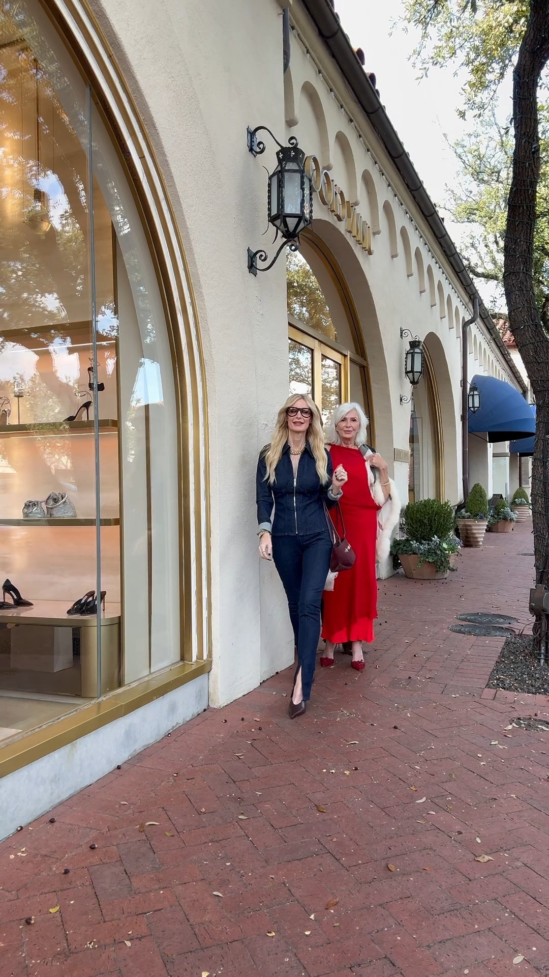 This denim-on-denim moment is one of my favorite ways to look polished but still feel comfortable. The bustier-style denim jacket cinches the waist beautifully, while the ankle-slit jeans are incredibly slimming and hit perfectly without hemming—such a win for everyday denim outfits. I’m wearing an XS in the jacket and size 25 in the jeans (size up one, they run small). 



#LTKootd #LTKHoliday #LTKOver40