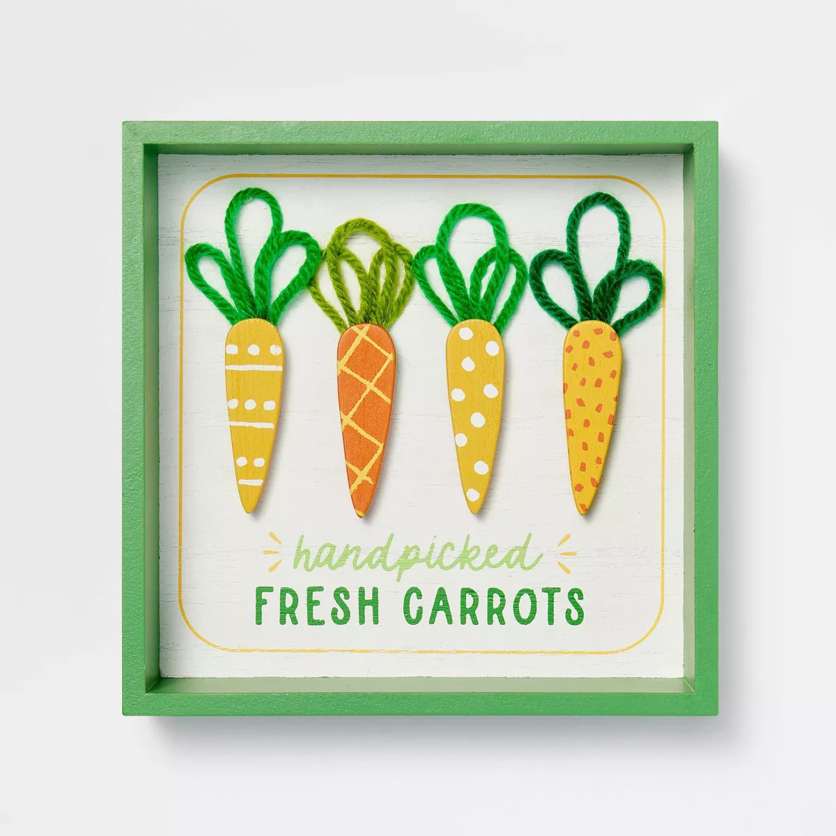 Easter Wood Shadowbox Fresh Carrots - Spritz™ | Target
