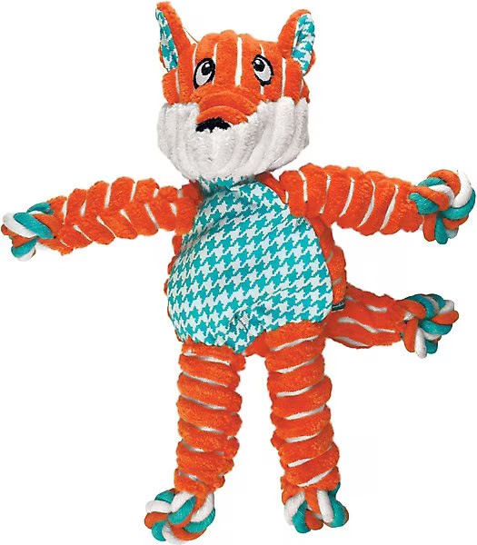 KONG Floppy Knots Dog Toy, Fox | Chewy.com
