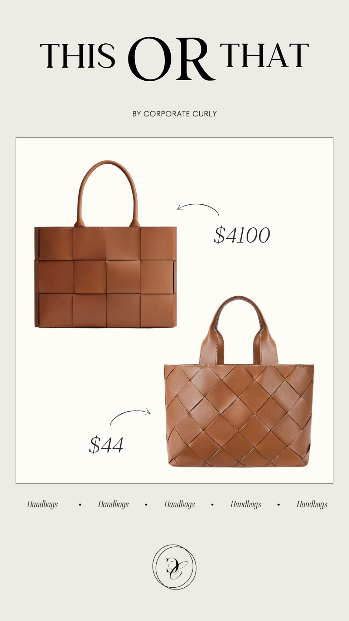 Which one would you choose? 🤔 Bottega Veneta tote vs. a stylish Amazon dupe! Both chic, but one’s a steal. 
#ThisOrThat
#BottegaVeneta #AmazonFinds #DesignerVsDupe #FashionChoices #ThisOrThat #ToteBagStyle #LuxuryVsBudget #FashionDecisions #BagGoals #AffordableStyle #SaveorSplurge



#LTKItBag #LTKFindsUnder50