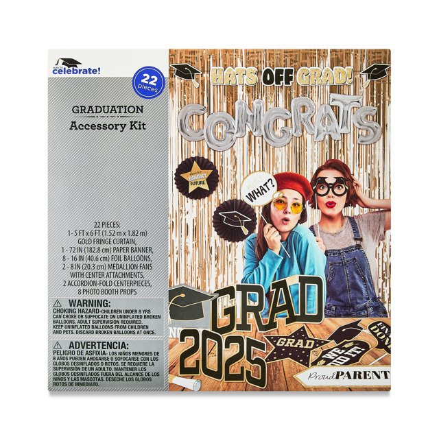 Graduation 2025 Party Accessory Kit, 22 Pieces, by Way To Celebrate | Walmart (US)