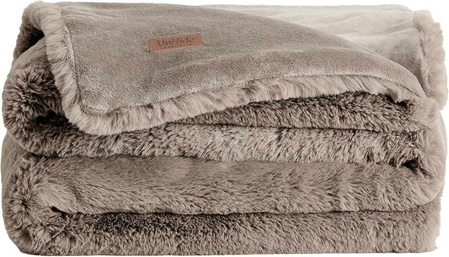 UnHide Marshmallow - Faux Fur Blanket - Heavy Weight, Extra Soft Blanket - Made from Recycled Mat... | Amazon (US)