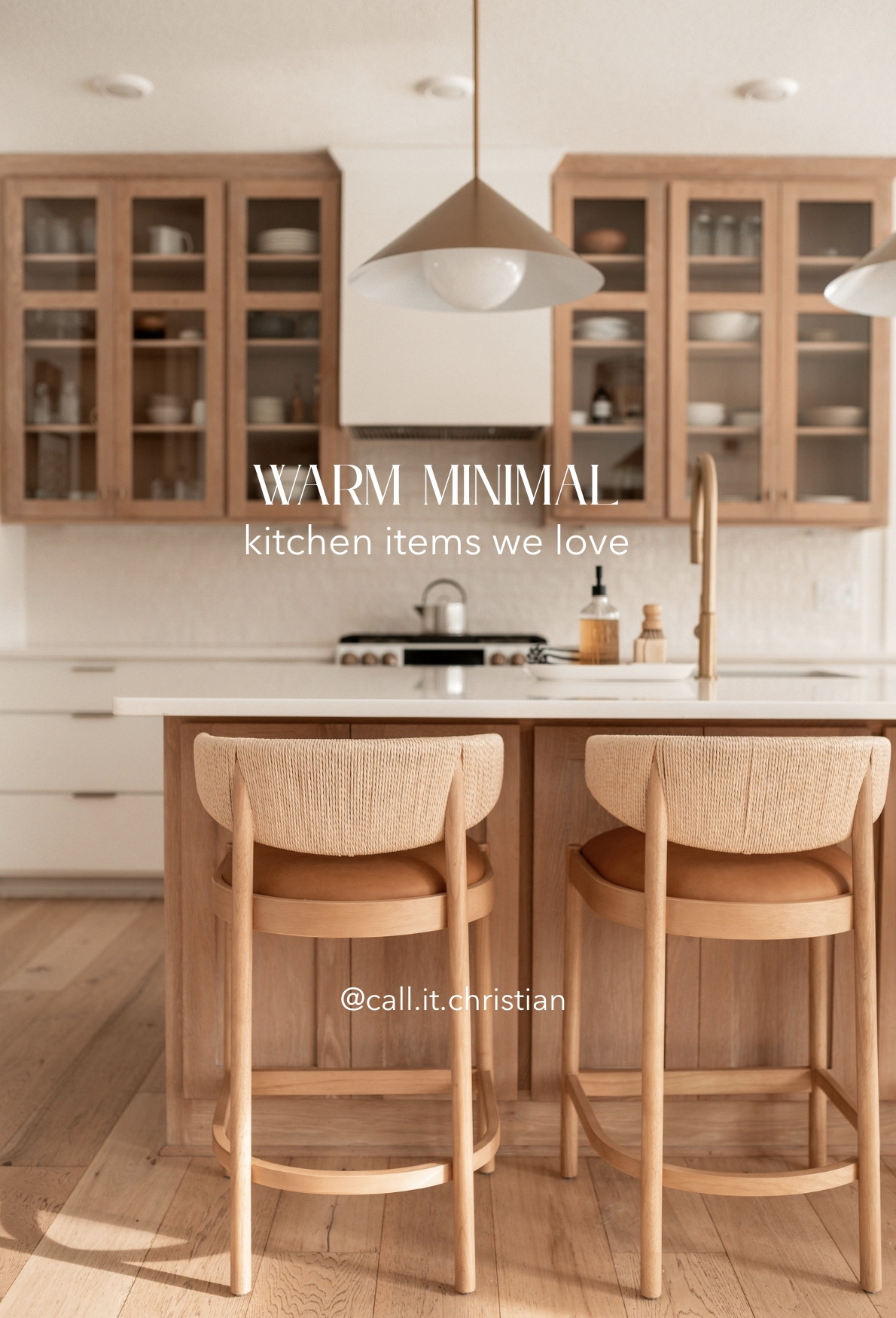 What you see in this kichen picture, but also items that are used and loved on repeat! Non Toxic + Natural

We use cast-iron with the exception of the pan that is linked for eggs.
Cutting boards, glass.
Espresso machine we have but twice now- and still less than the price of one.
Stainless steel utensils to avoid plastic and wood. 
Stainless baking pans

Kitchen / warm modern / home

#LTKHome