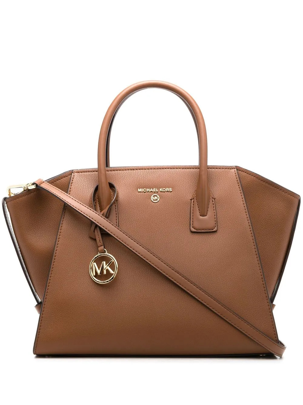 Michael Michael Kors logo-plaque Leather Tote Bag  - Farfetch | Farfetch Global