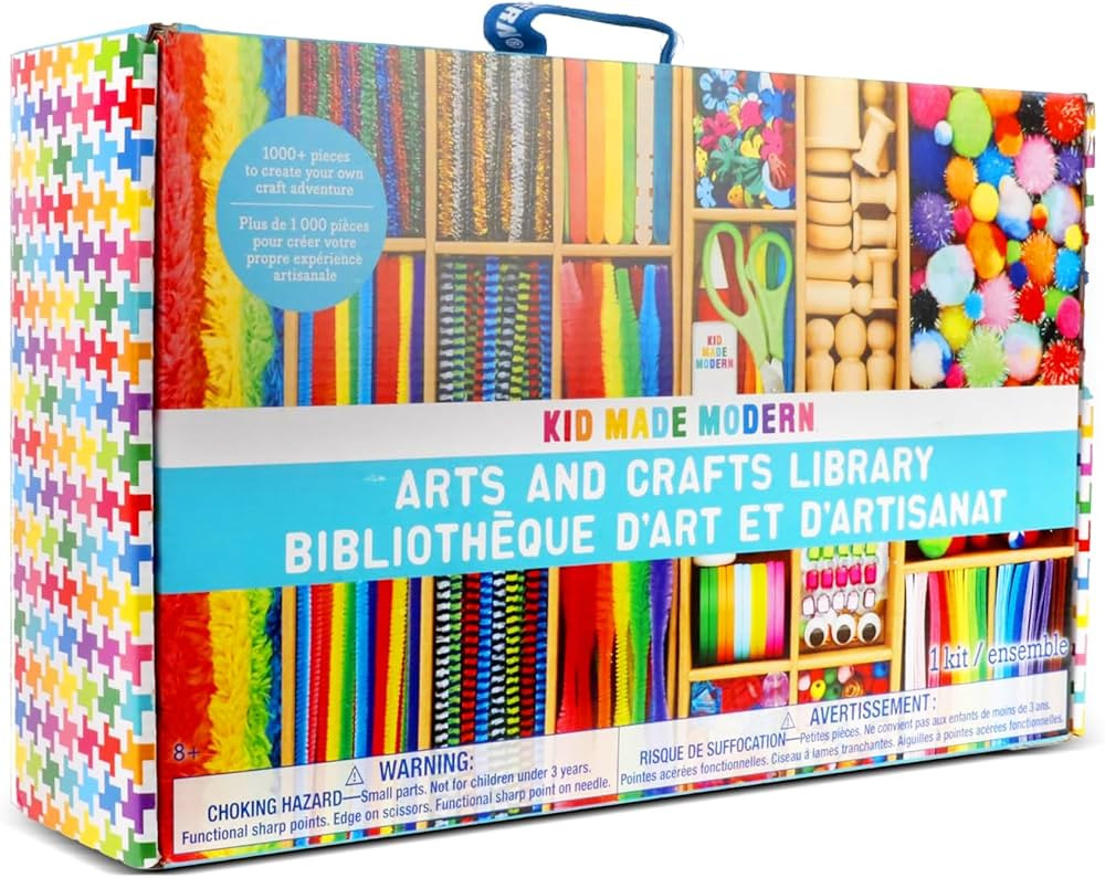 Kid Made Modern Arts and Craft Kit – A DIY 3.8 Pounds of Hobby Craft Supplies & Materials Box f... | Amazon (US)