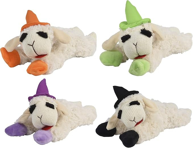 Multipet Lamb Chop with Witch Hat 10.5", White | Amazon (US)