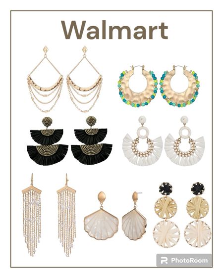 Walmart cute summer earrings. Under $7.00. 

#earrings
#walmamrtfashion

#LTKfindsunder50