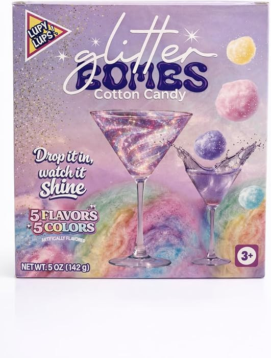 Lupy Lups! Cotton Candy Glitter Bombs 5Oz | Amazon (US)