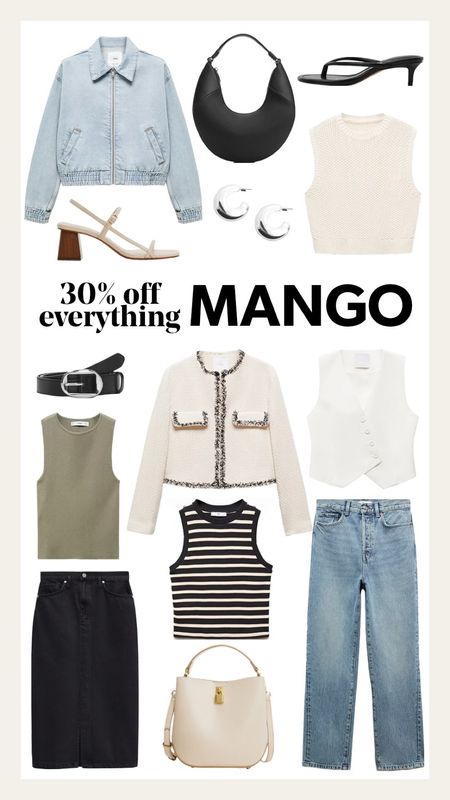 30% off everything at Mango! Use code EXTRA30 when you spend $220+ #sale #mango #springfashion #bomberjacket #denimjacket #denimskirt #ladyjacket #vest #salealert #springtop #springjacket #fashionjackson

#LTKsalealert #LTKfindsunder50 #LTKfindsunder100