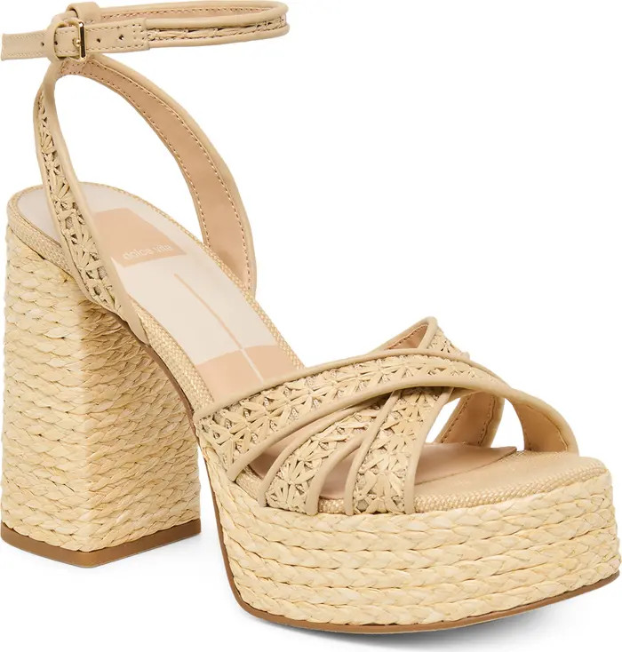 Danila Piped Platform Sandal (Women) | Nordstrom