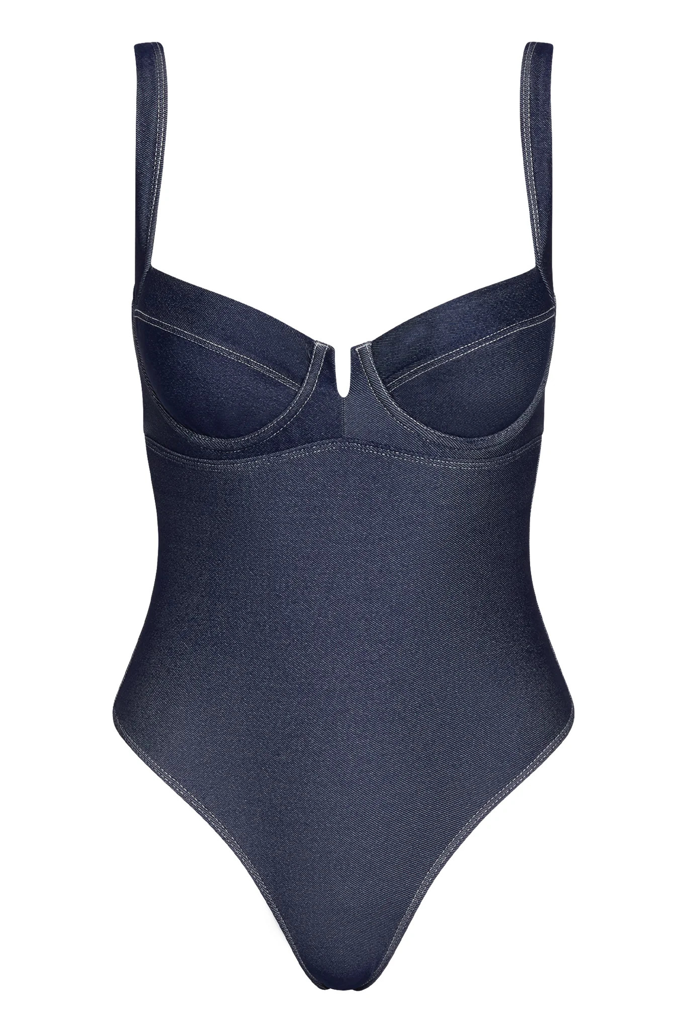 Clovelly One Piece - Blue Denim | Monday Swimwear