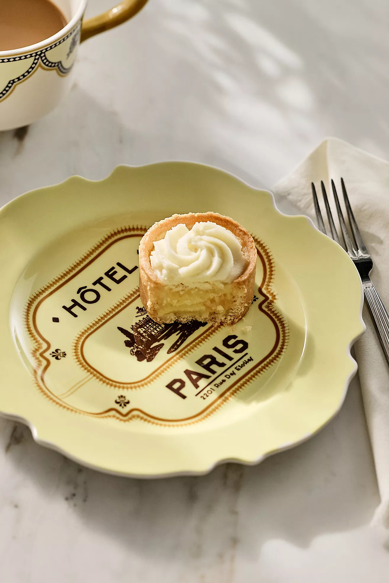 Reverie Stoneware Dessert Plate | Anthropologie (US)