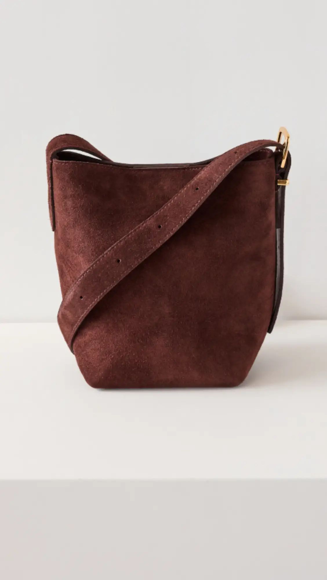 Madewell The Essential Mini Bucket Tote in Suede | Shopbop | Shopbop