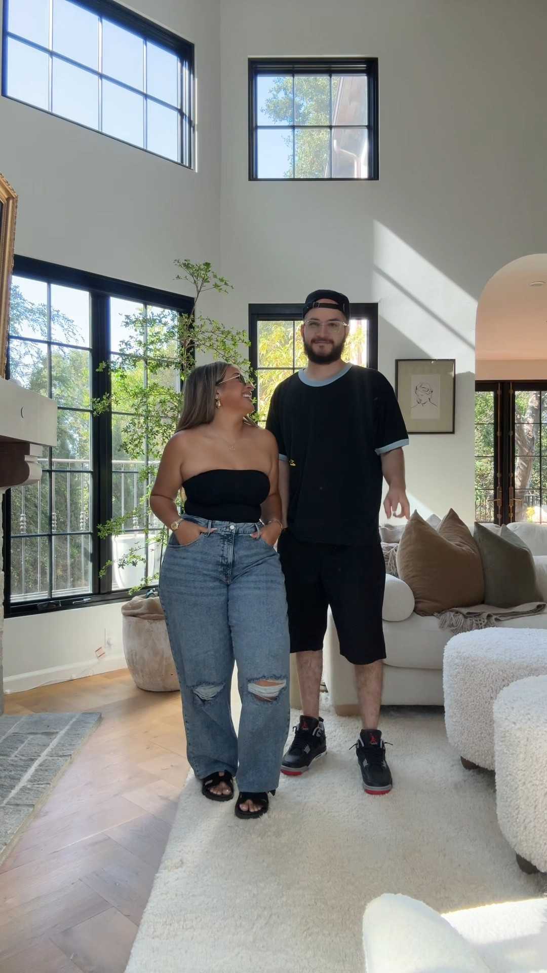 Couples OOTD ideas! I’m wearing a size XL in the bodysuit and a 32 in the jeans. 

#LTKVideo #LTKShoeCrush #LTKMidsize