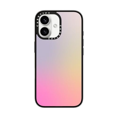 CASETiFY Compact Case for iPhone 16 [Lightweight / 4 ft. 2X Military Grade Drop Protection/Slim] - Pastel Gradient - Clear Black | Amazon (US)