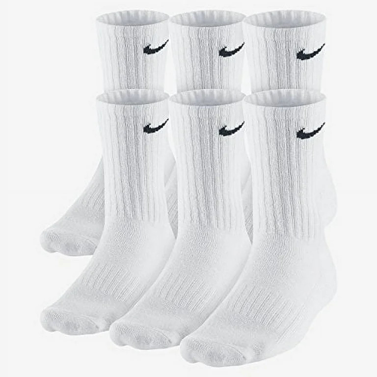 Men's Nike 6-Pack Everyday Cushioned Crew Training Socks (Large Size) - Walmart.com | Walmart (US)
