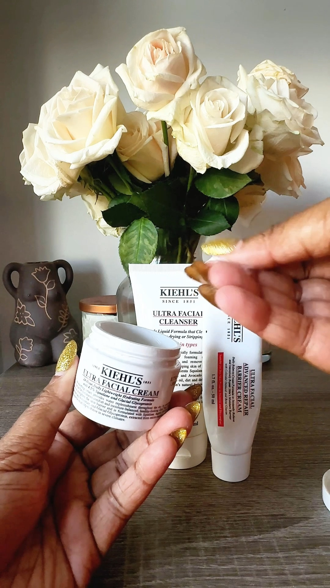 Loving Kiehl’s Ultra Facial Cream and cleanser for my everyday facial routine 🤍 super hydrating and thick—perfect for dry skin and protecting skin in colder temps 🥶 

#LTKWatchNow #LTKSpringSale #LTKBeauty