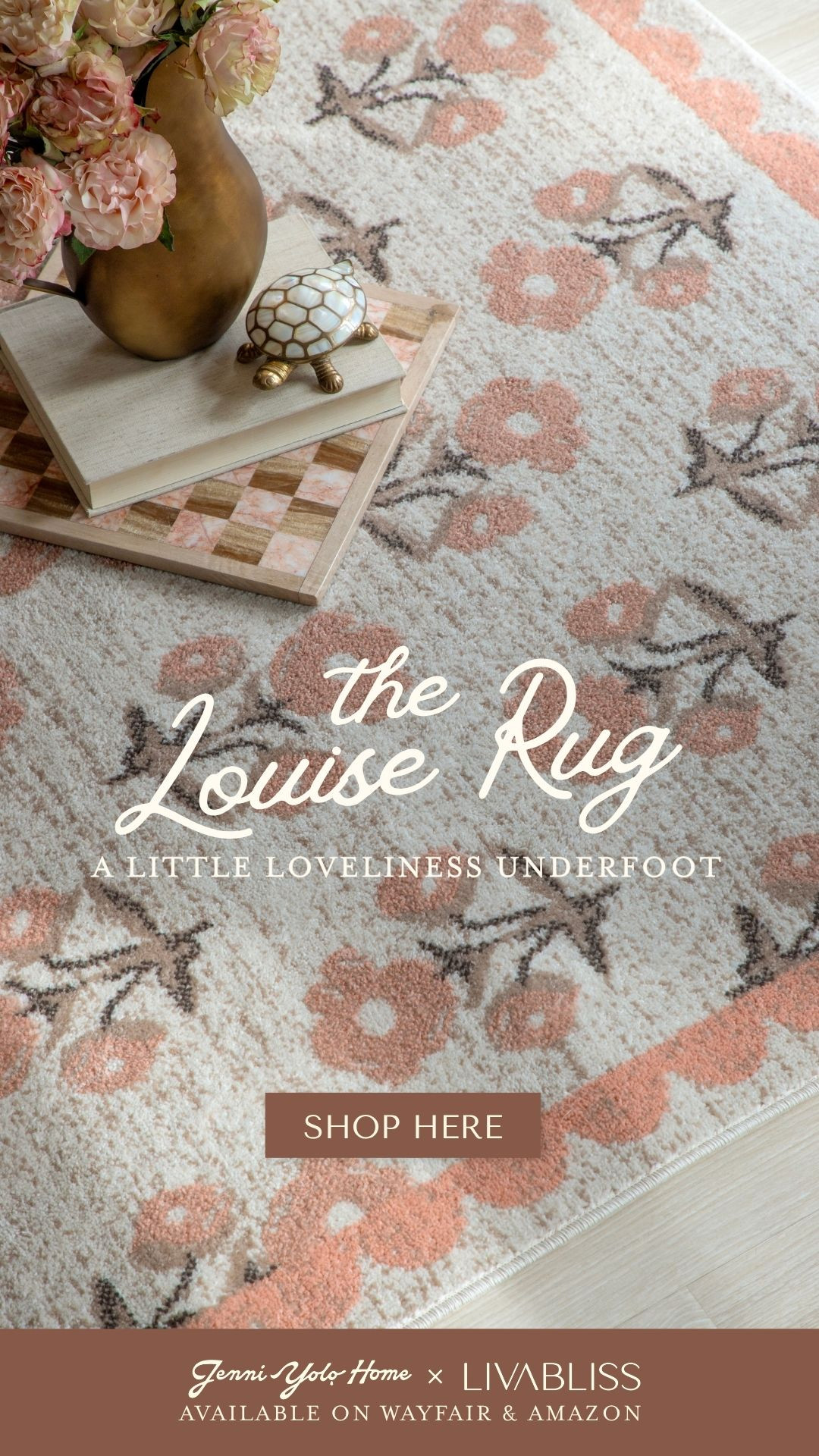 Louise is back in new colorways including a beautiful soft pink, which is my personal favorite. With a scalloped border and vintage-inspired florals, Louise is a sweet, versatile area rug that would be pretty anywhere in a home. I think it would be so lovely in a nursery! It is designed for everyday spaces, offering just the right amount of softness, durability, and easy cleaning.

#LTKmomlife #LTKHome #LTKSaleAlert
