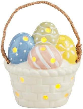 Mud Pie Easter Basket Light-Up Sitter | Amazon (US)