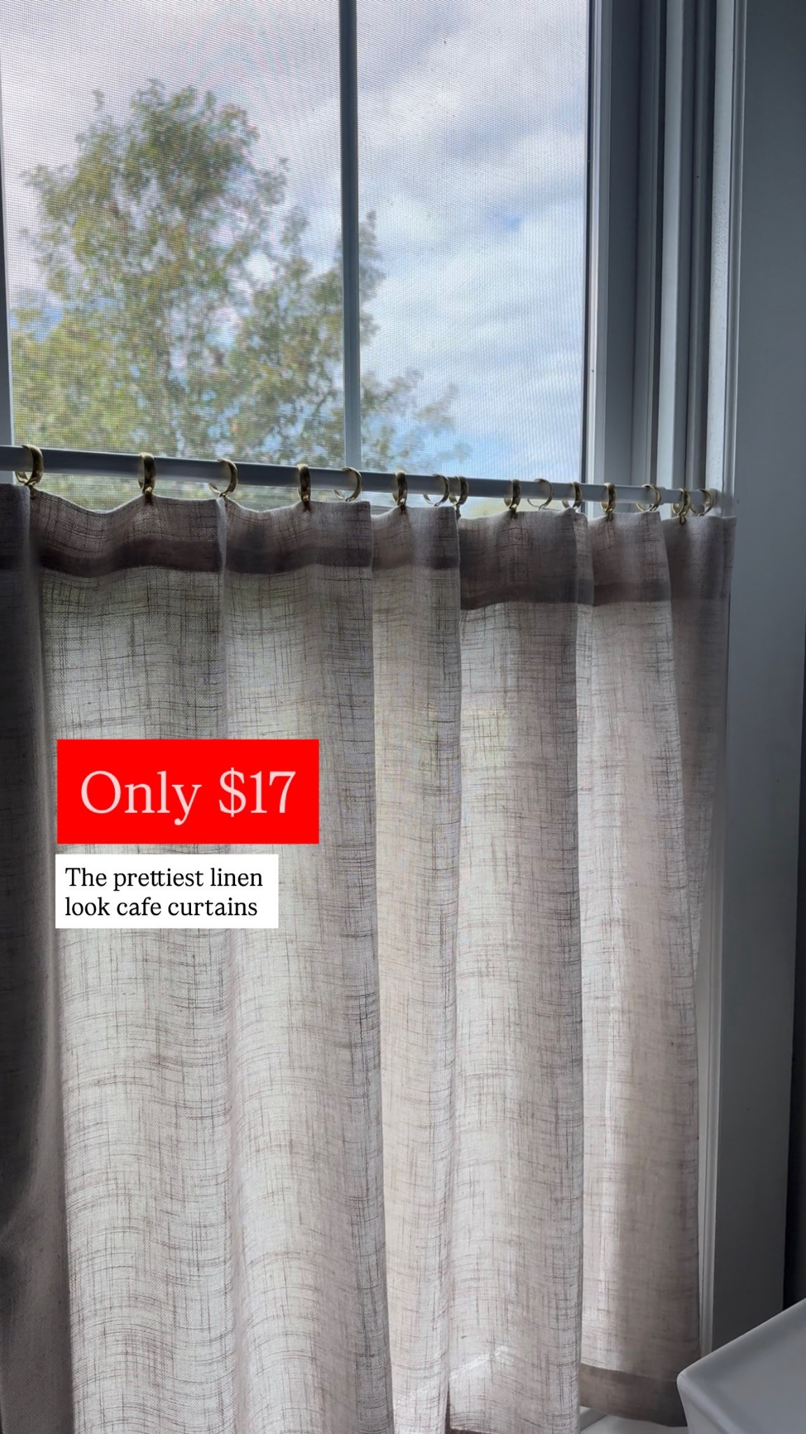 We have these in our bathroom and I absolutely love them. They look just like linen. They’re only $17 café curtains, privacy curtains, bathroom, curtain curtains, kitchen curtains from Walmart.

#LTKSaleAlert #LTKmomlife #LTKHome